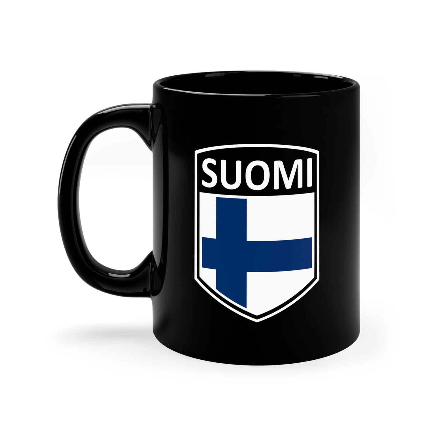 Scandi Nations - Suomi 11oz Black Mug