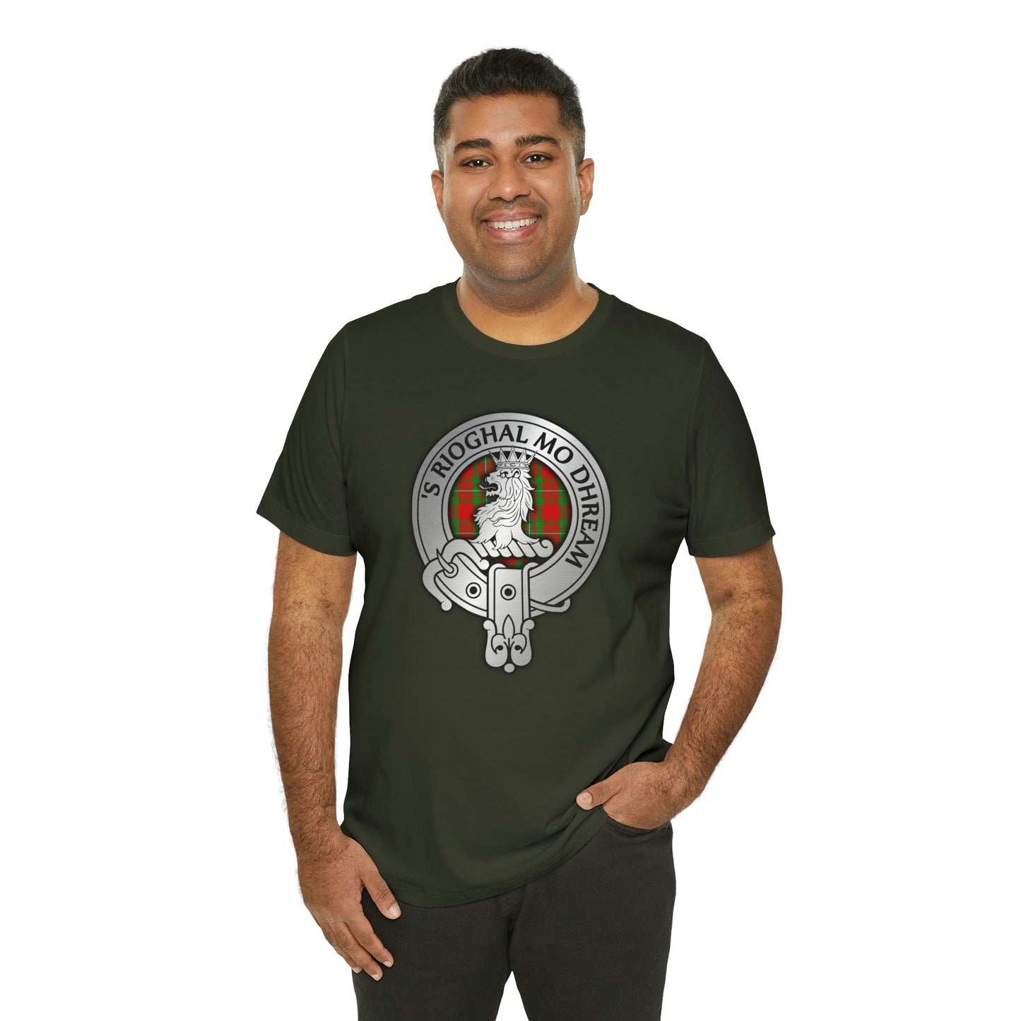 Clan MacGregor Crest & Tartan | Unisex T-Shirt