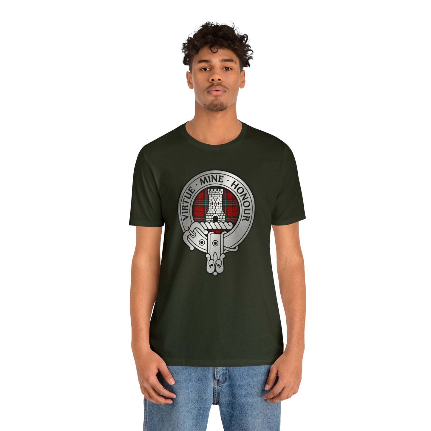 Clan MacLean Crest & Tartan | Unisex T-Shirt