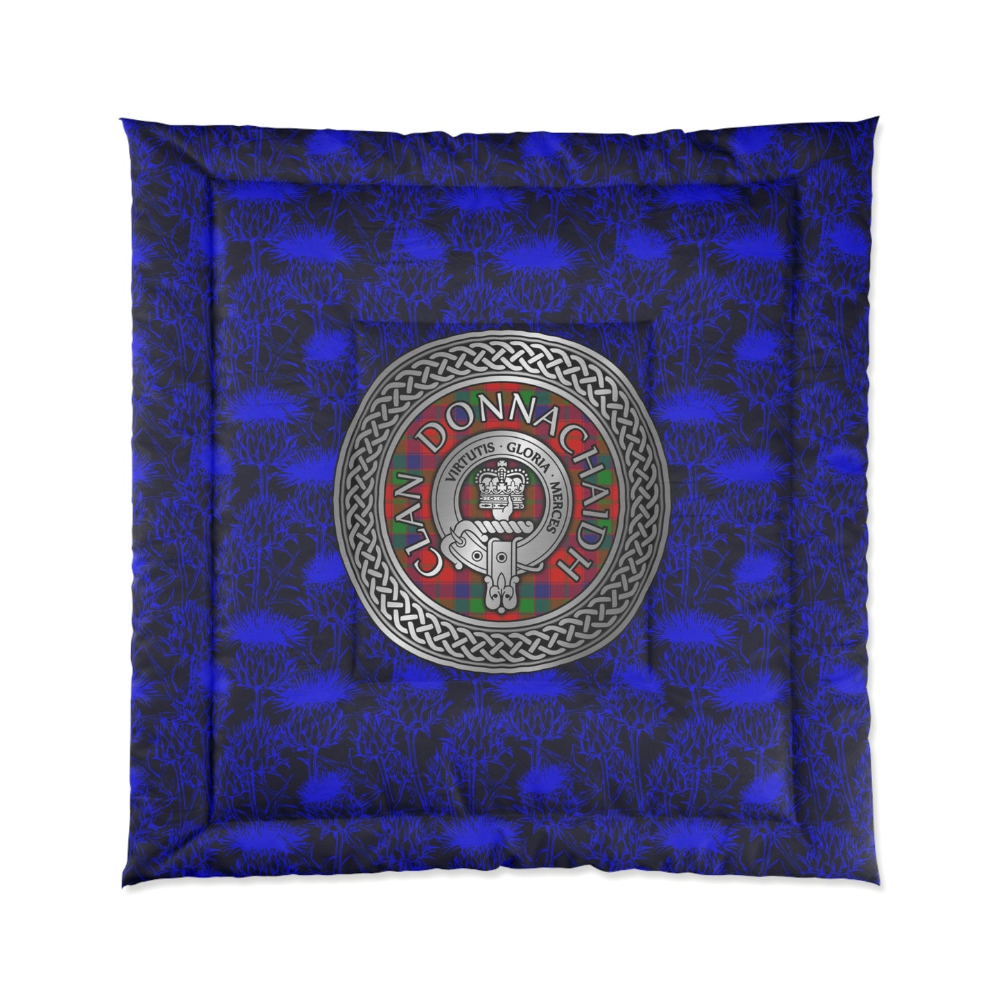 Clan Donnachaidh (Robertson) Crest & Tartan Comforter