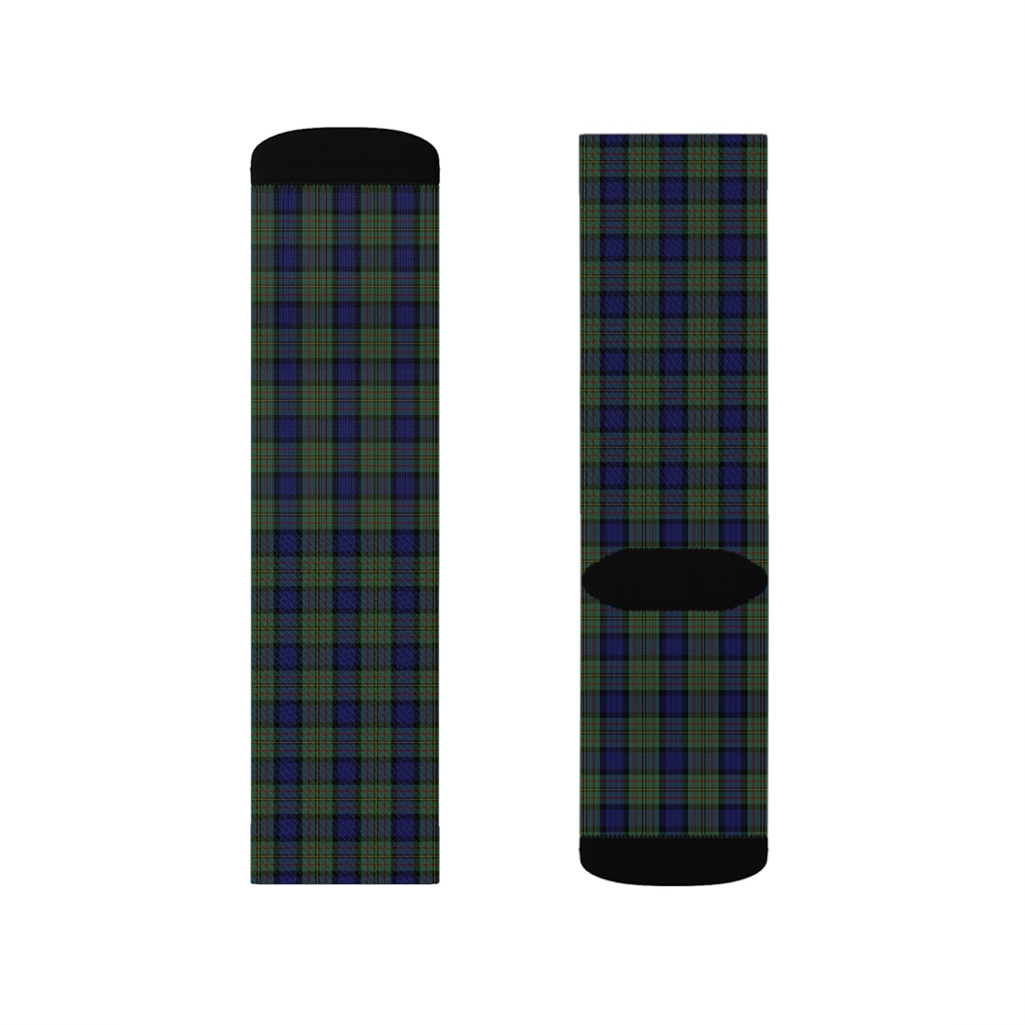 Clan MacLaren Tartan Socks (Darker)