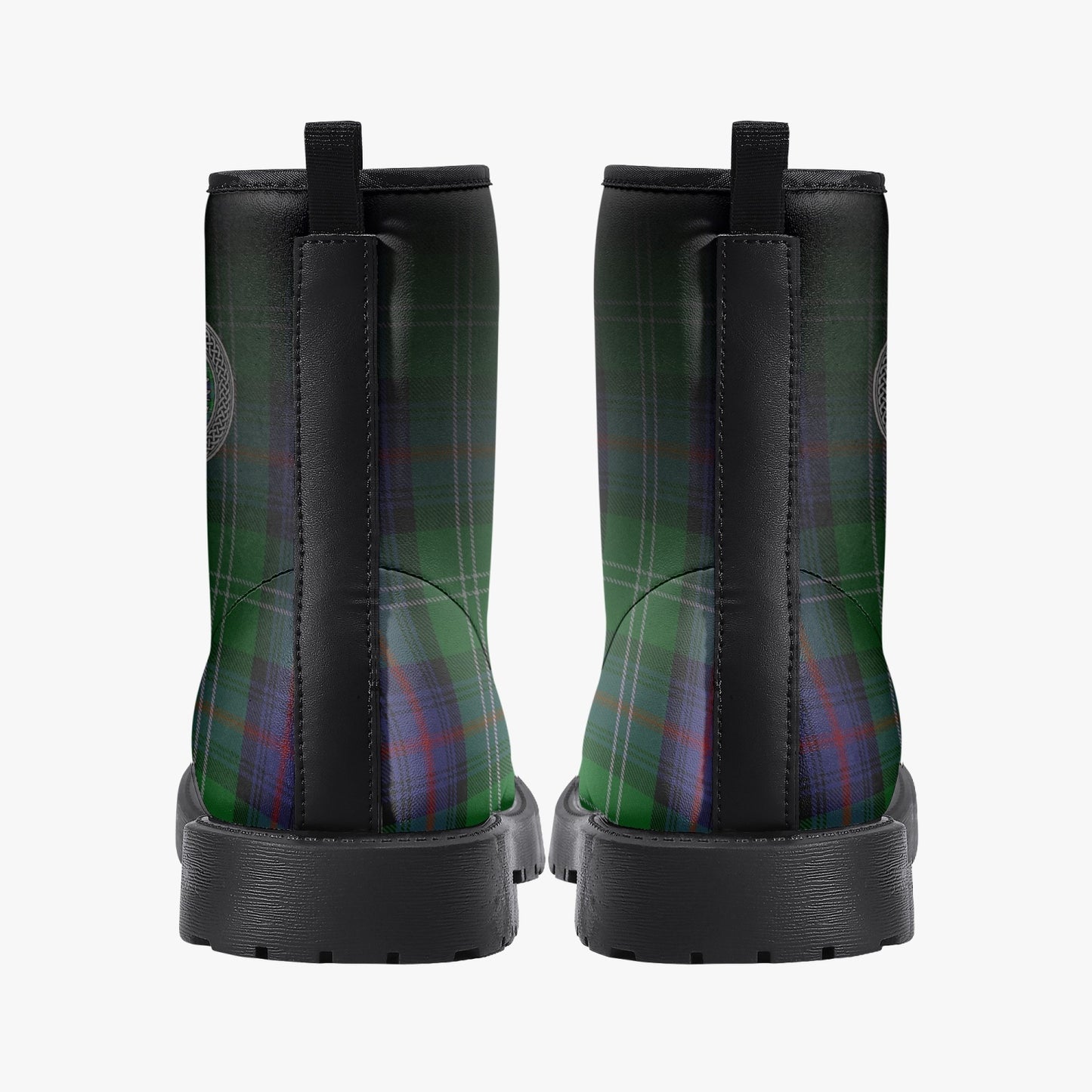 Clan Sutherland Tartan Fade Leather Boots