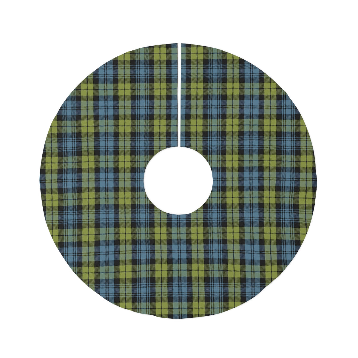 Clan Campbell Tartan Round Tree Skirt