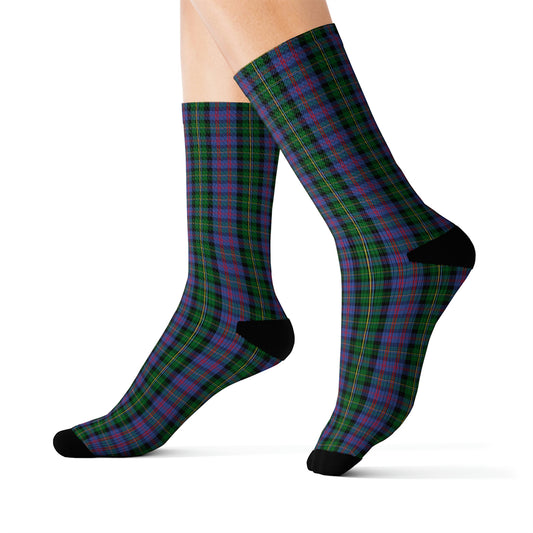 Clan Malcolm Tartan Socks