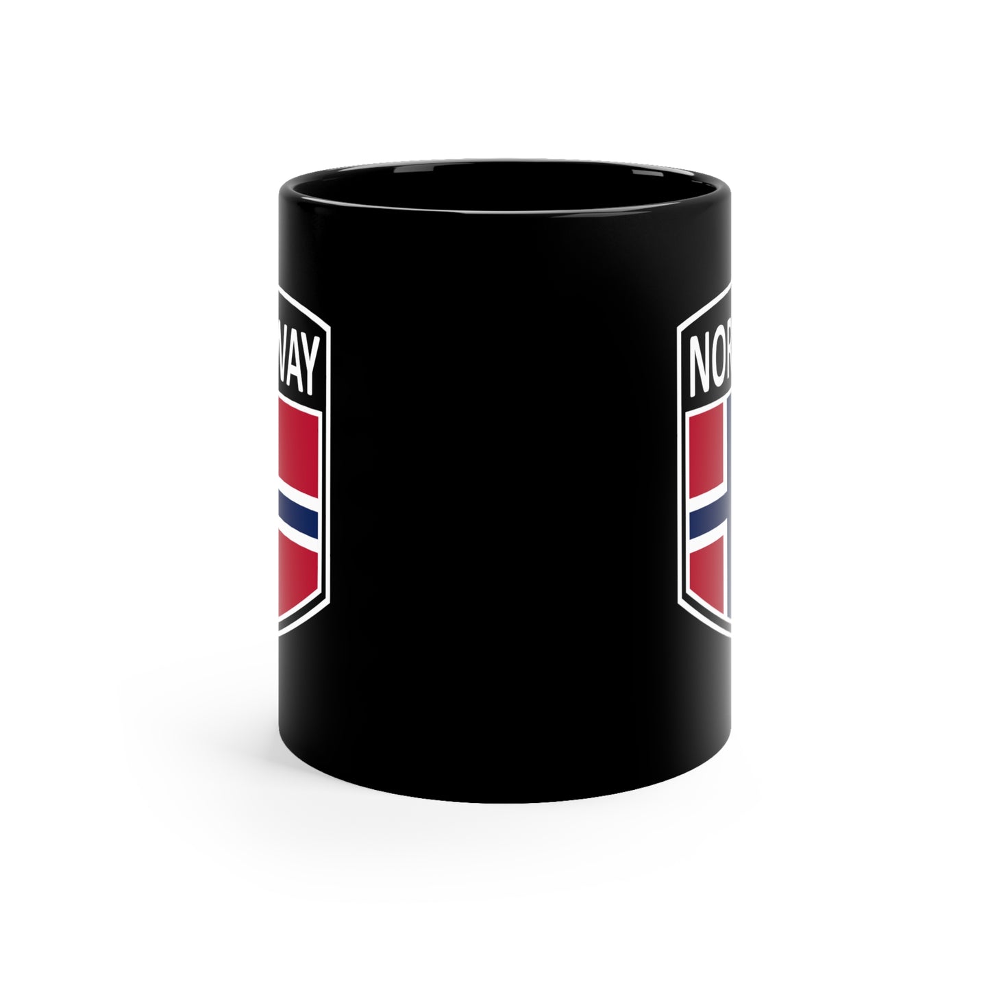 Scandi Nations - Norway 11oz Black Mug