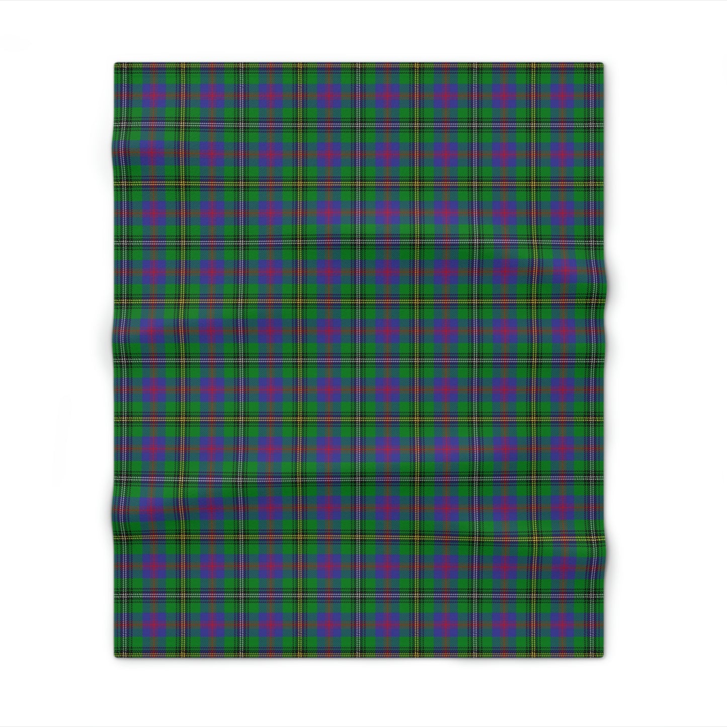 Clan Wood Tartan Throw Blanket