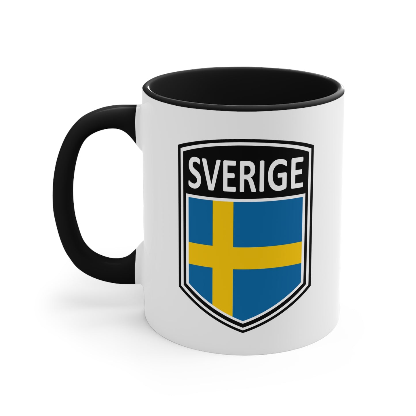 Scandi Nations - Sverige | Accent Coffee Mug, 11oz