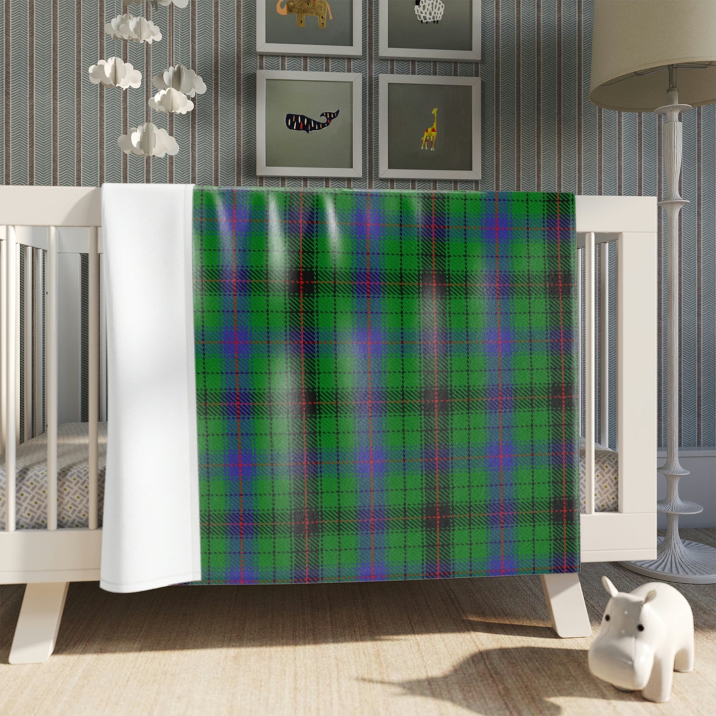 Clan Davidson Tartan Throw Blanket