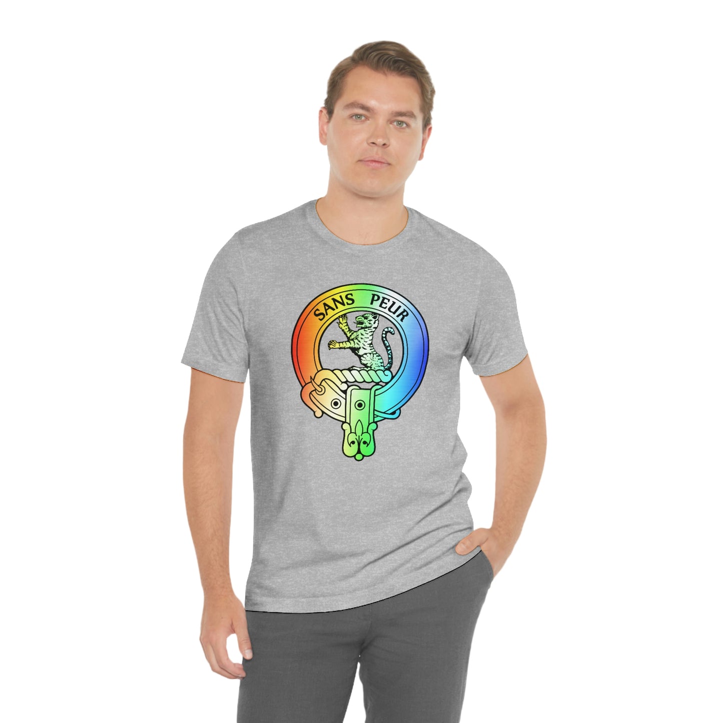 Clan Sutherland Rainbow Crest T-Shirt