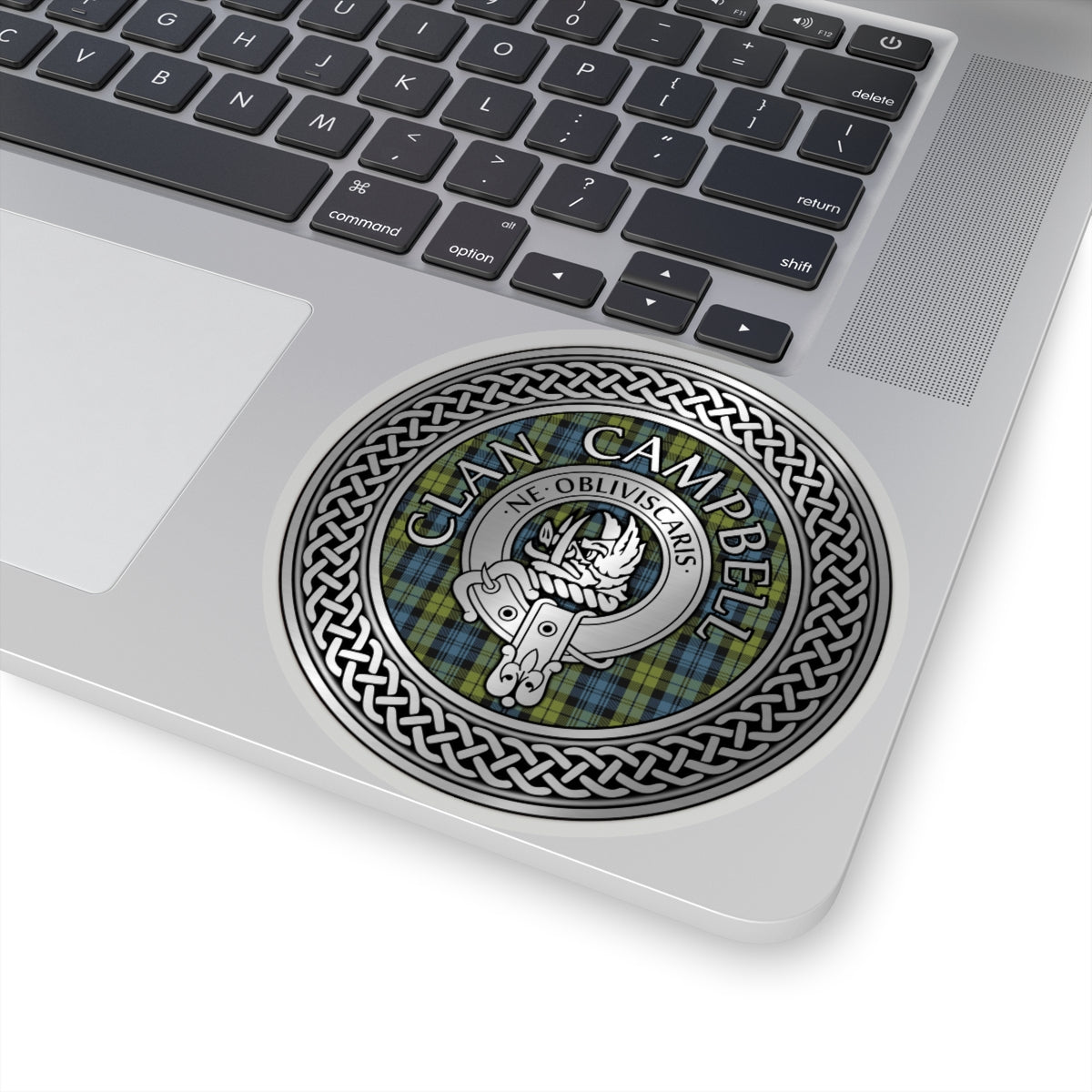 Clan Campbell Crest & Tartan Kiss-Cut Stickers