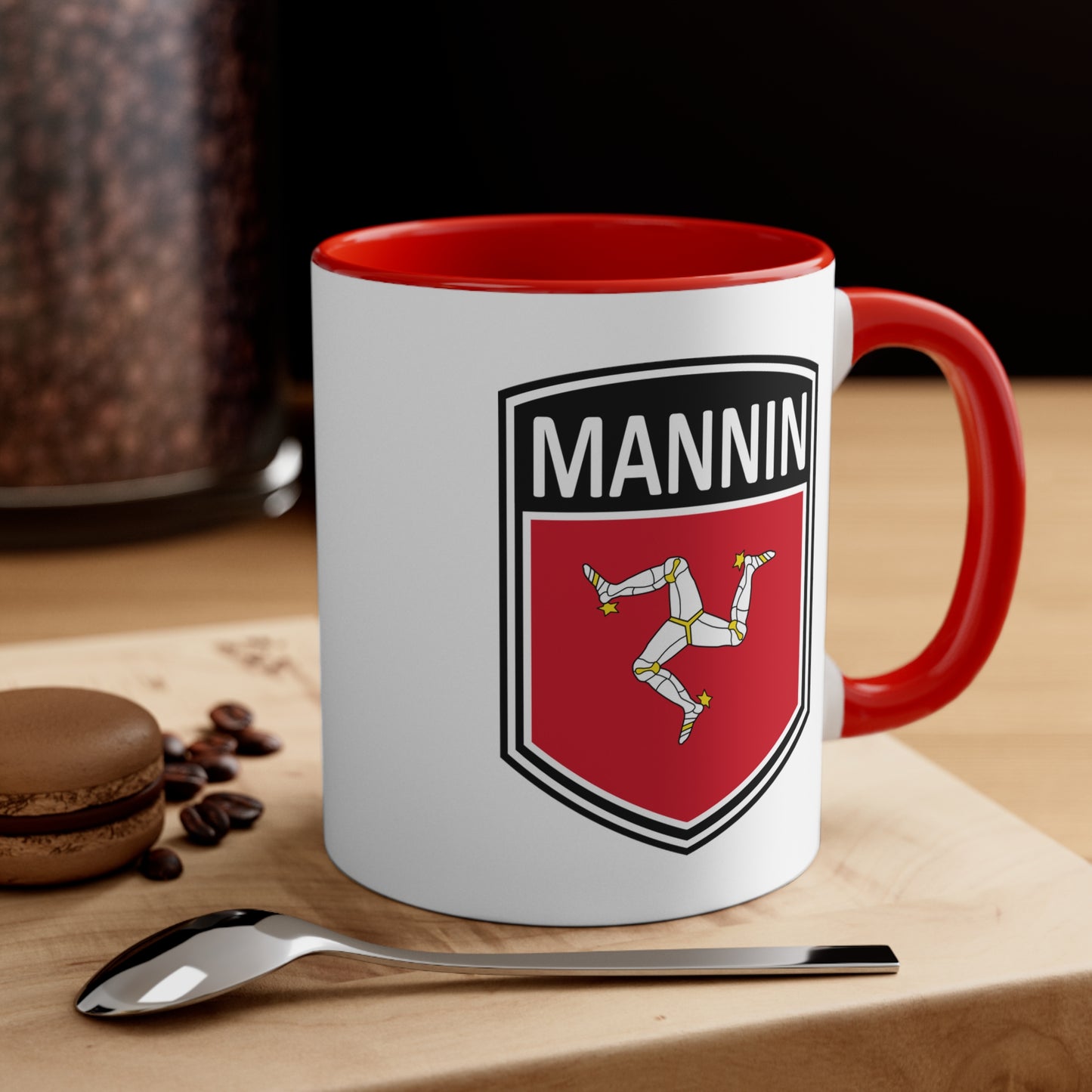 Celtic Nations - Mannin | Accent Coffee Mug, 11oz