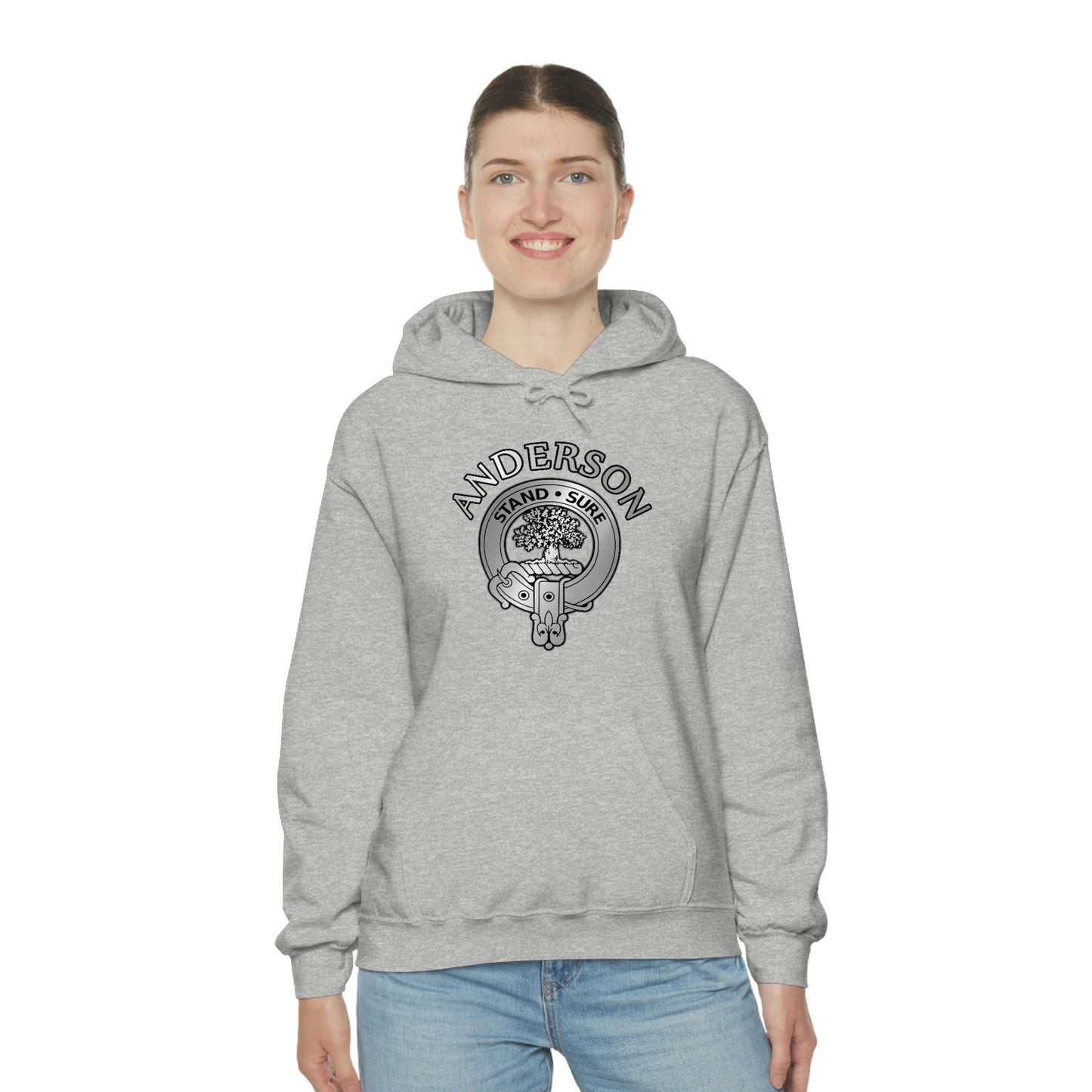 Clan Anderson Crest Unisex Heavy Blend™ Hooded Sweatshirt