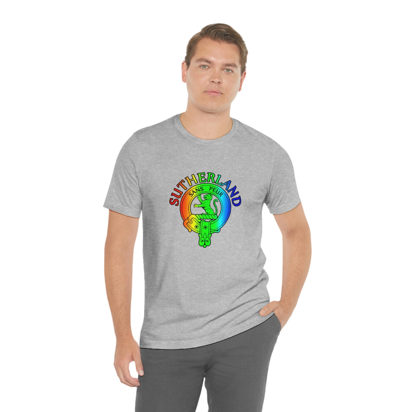 Clan Sutherland Rainbow Crest T-Shirt