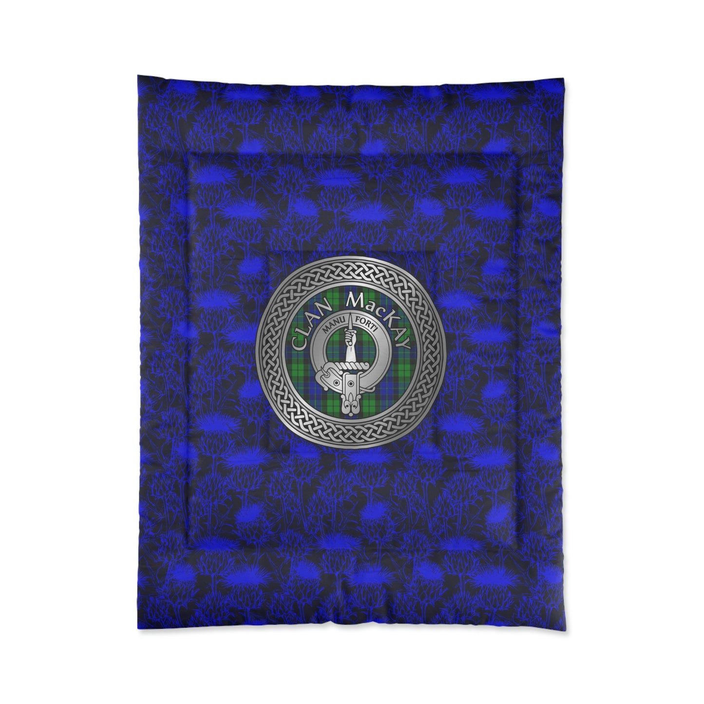 Clan MacKay Crest & Tartan Comforter