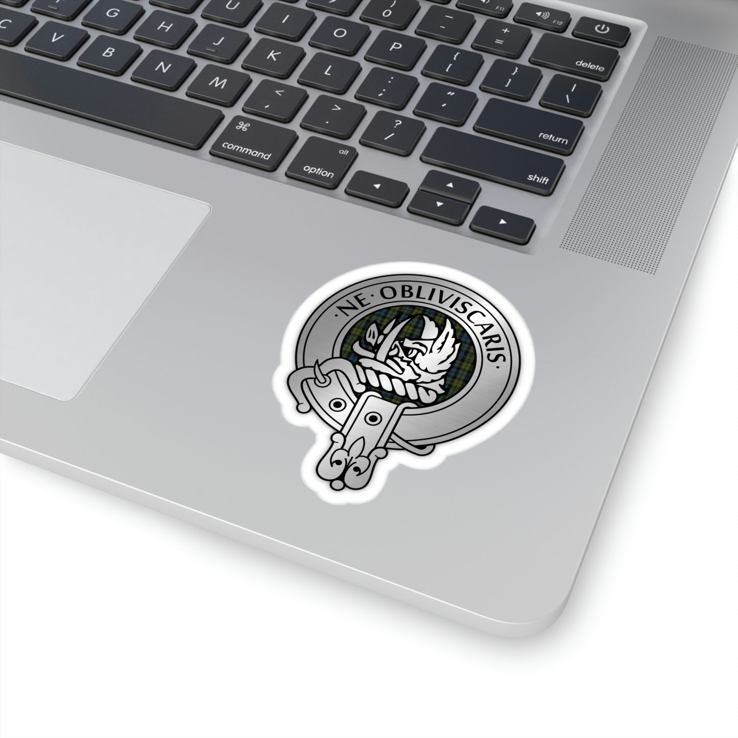 Clan Campbell Crest & Tartan Kiss-Cut Stickers