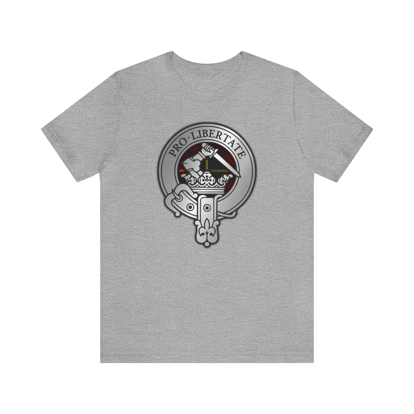 Clan Wallace Crest & Tartan | Unisex T-Shirt