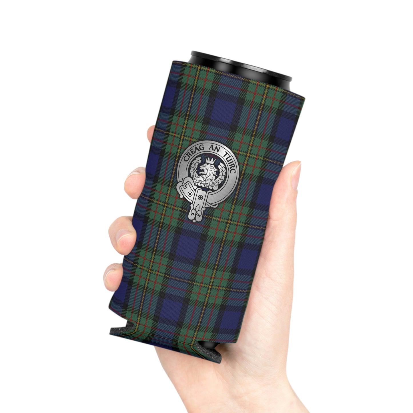 Clan MacLaren Crest & Tartan Can Cooler