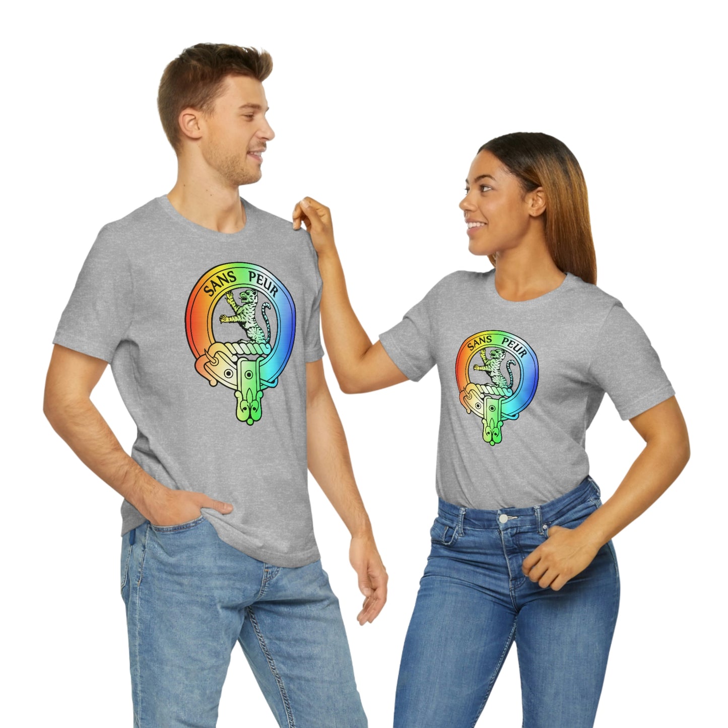 Clan Sutherland Rainbow Crest T-Shirt