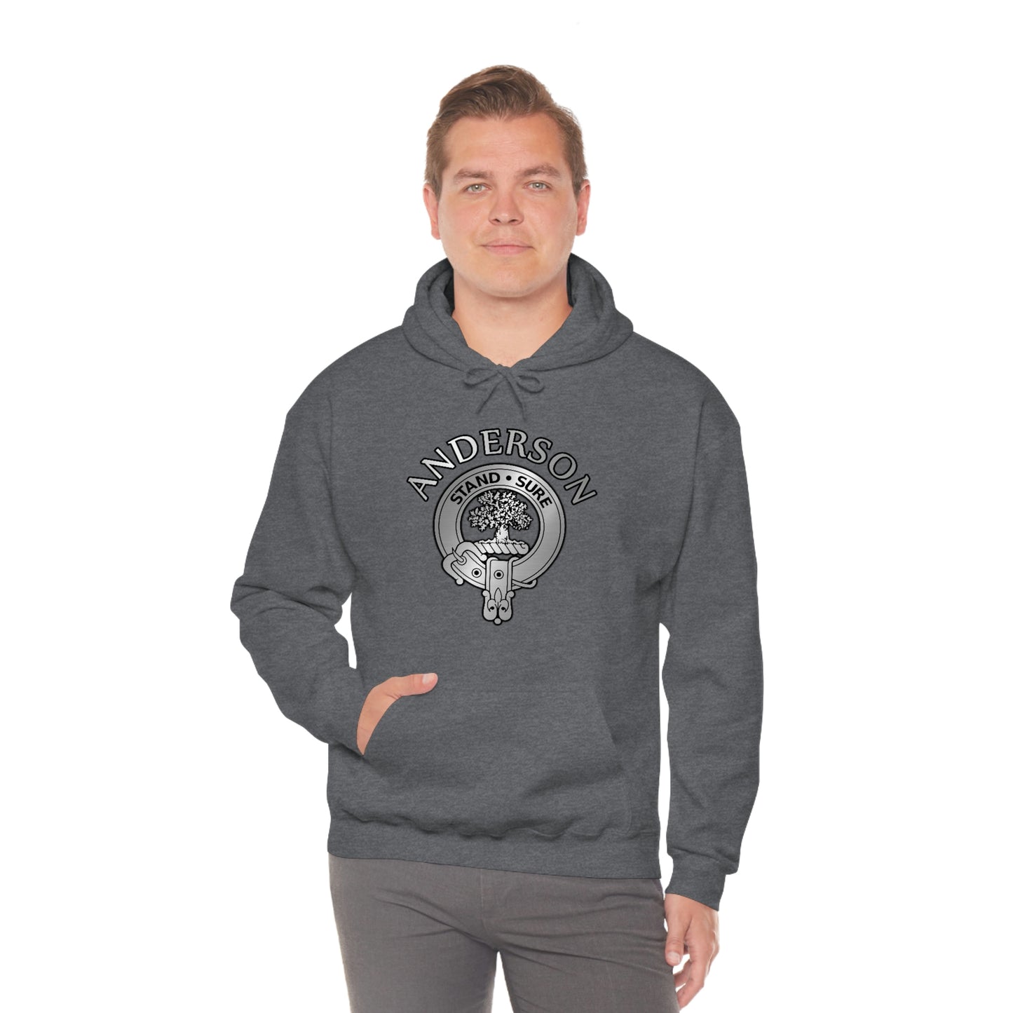 Clan Anderson Crest Unisex Heavy Blend™ Hooded Sweatshirt