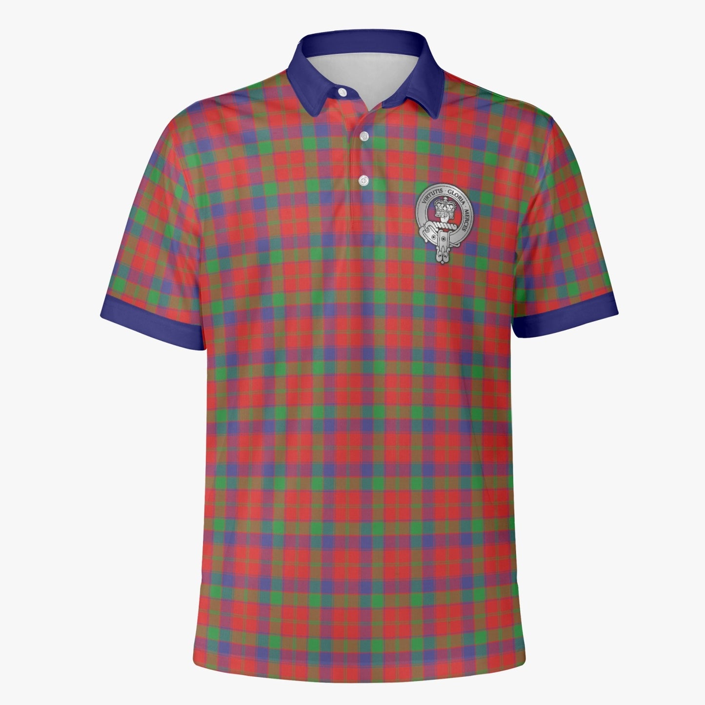 Clan Donnachaidh Tartan & Crest AOP Men Polo Shirt