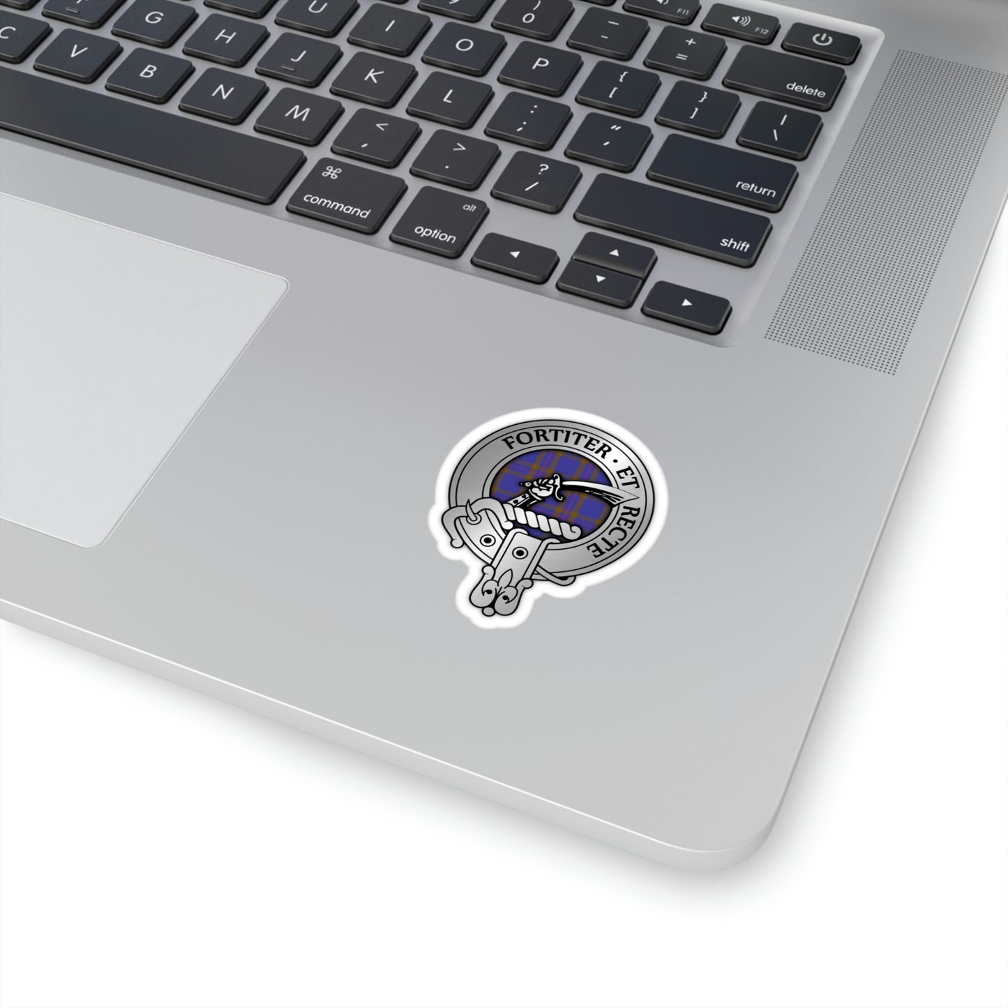 Clan Eliott Crest & Tartan Kiss-Cut Stickers