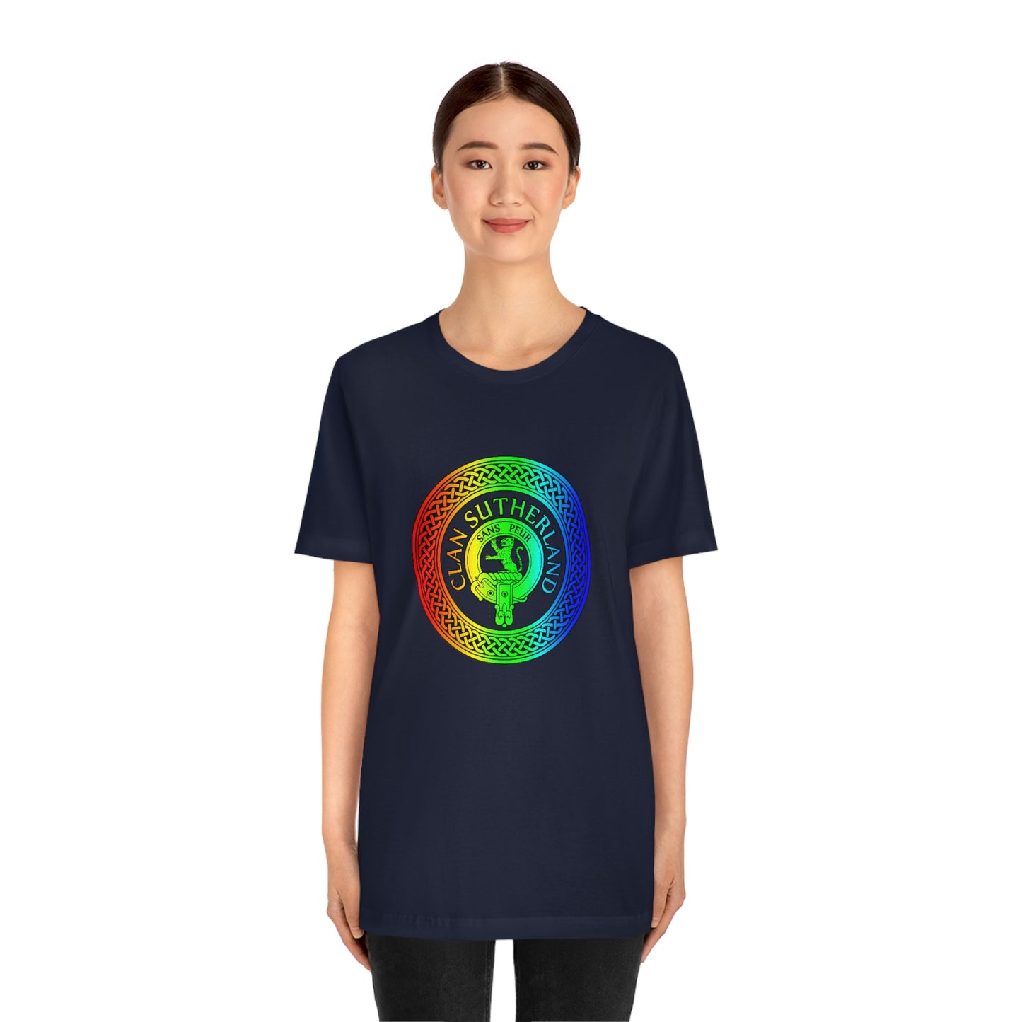 Clan Sutherland Rainbow Crest & Knot T-Shirt