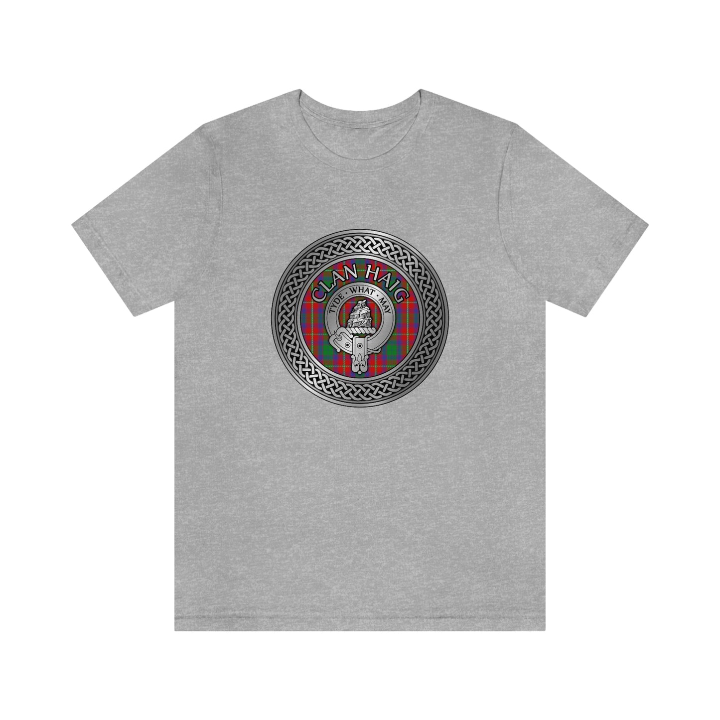 Clan Haig Crest & Tartan Knot T-Shirt