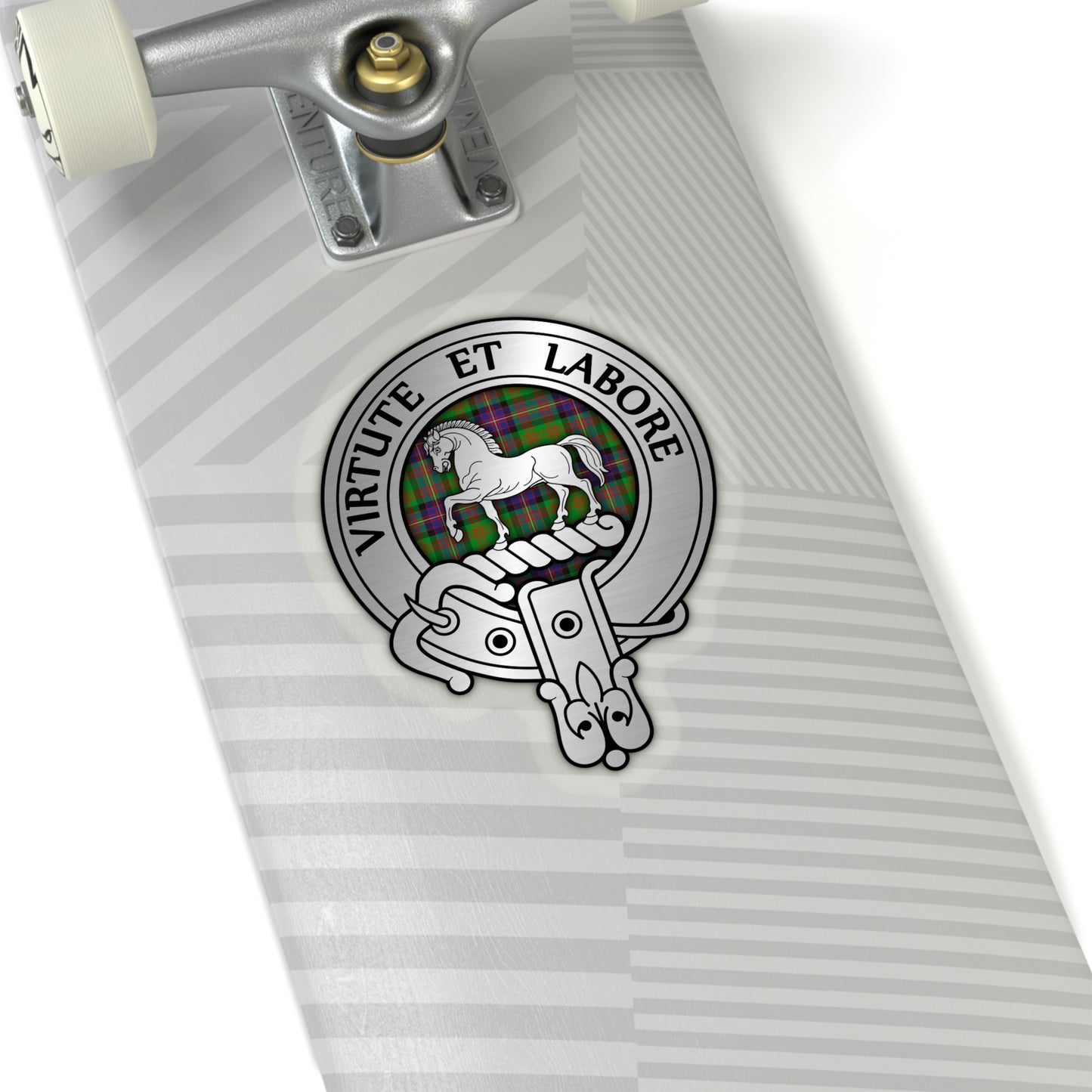 Clan Cochrane Crest & Tartan Kiss-Cut Stickers