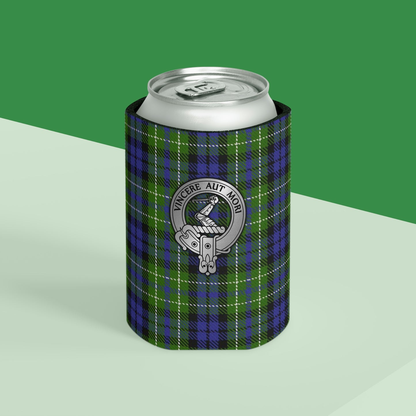 Clan MacNeill of Gigha Crest & Tartan Can Cooler