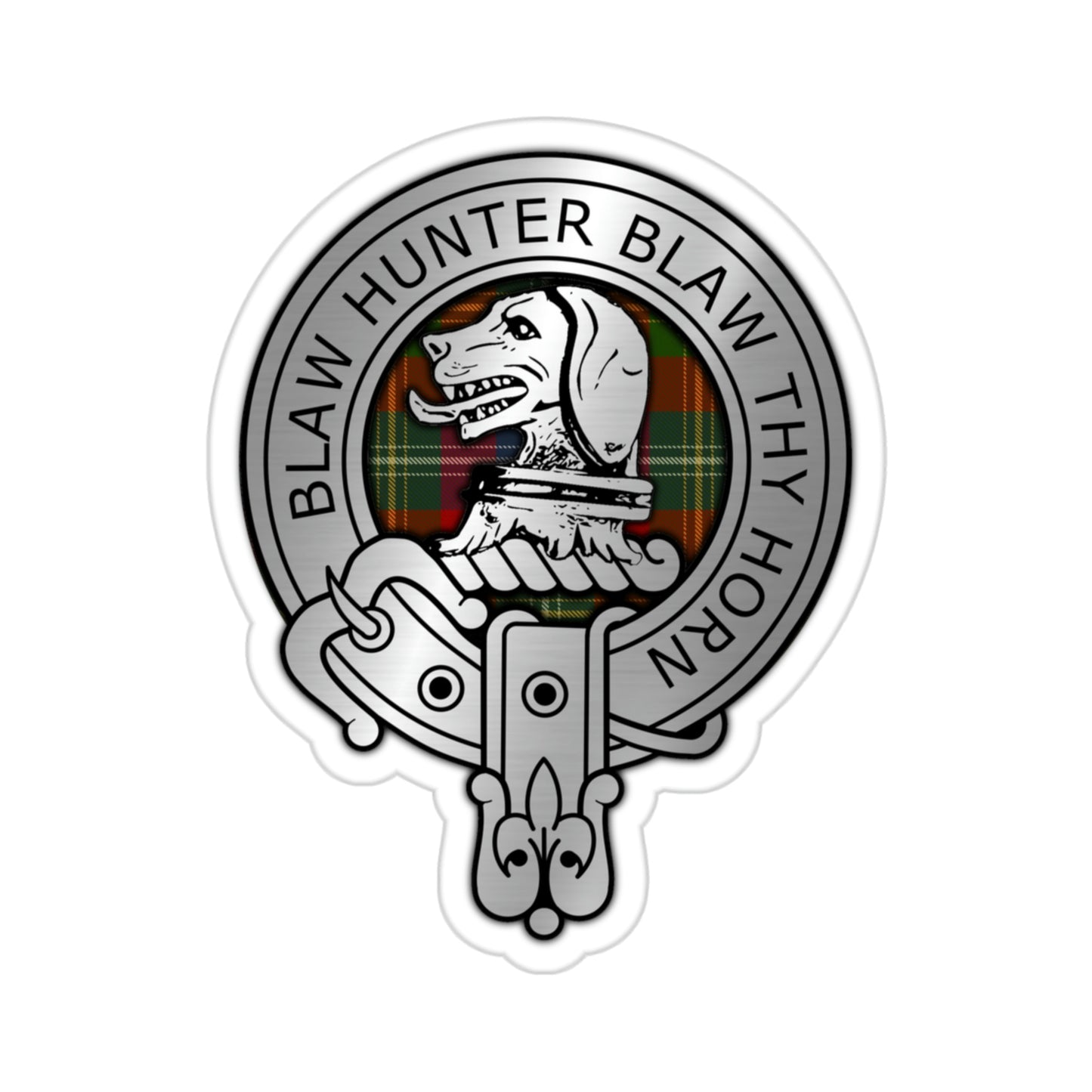 Clan Forrester Crest & Tartan Kiss-Cut Stickers