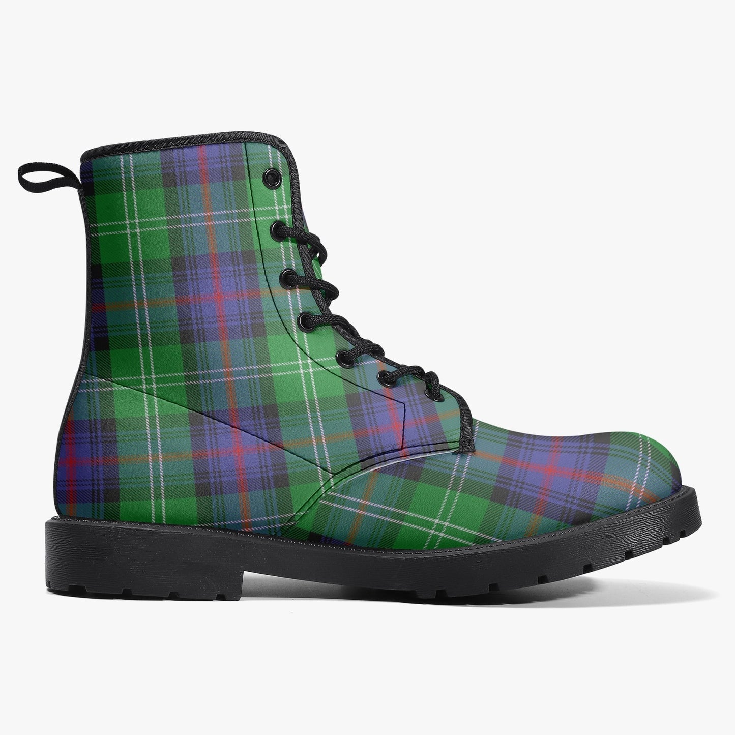 Clan Sutherland Tartan Leather Boots