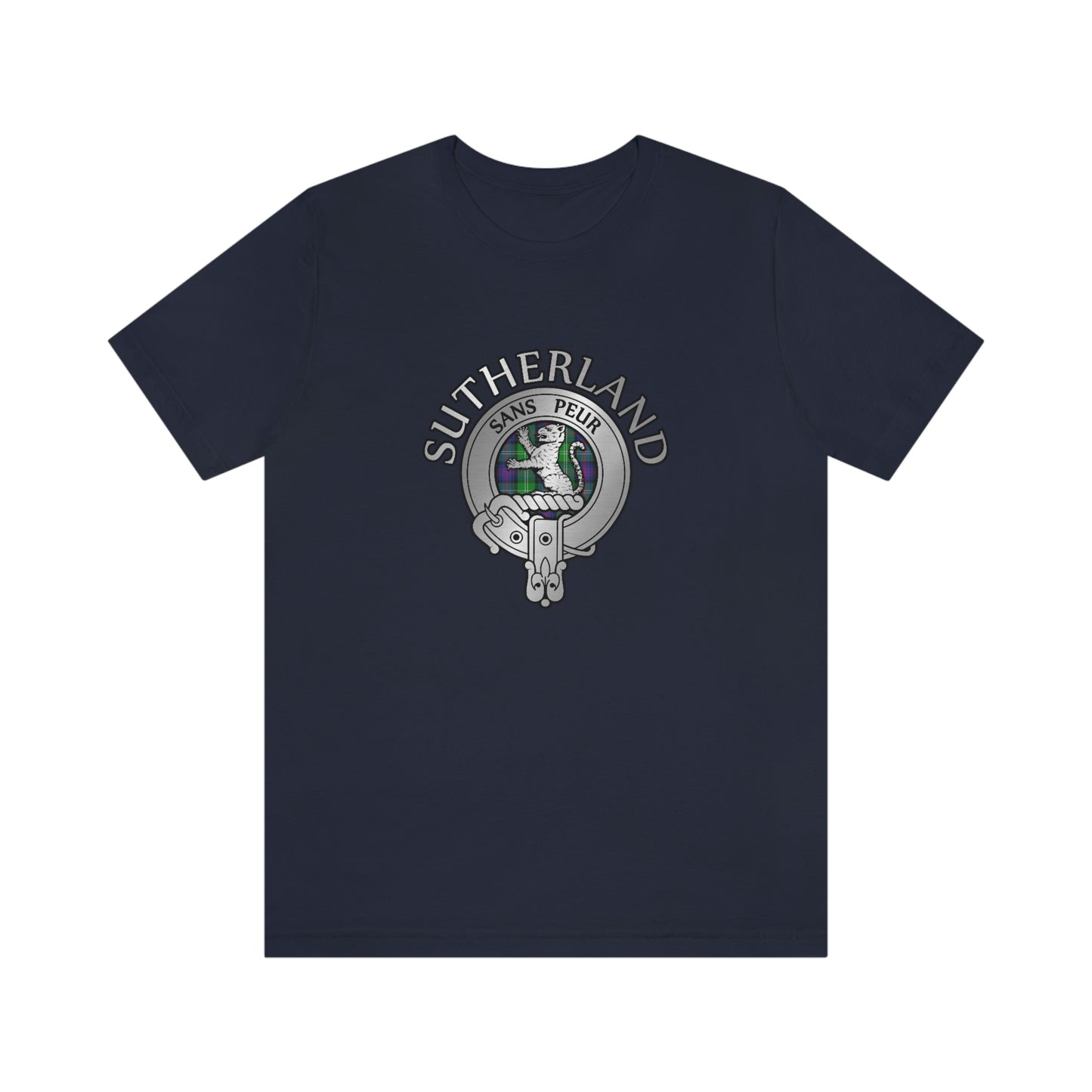 Clan Sutherland Crest & Tartan T-Shirt