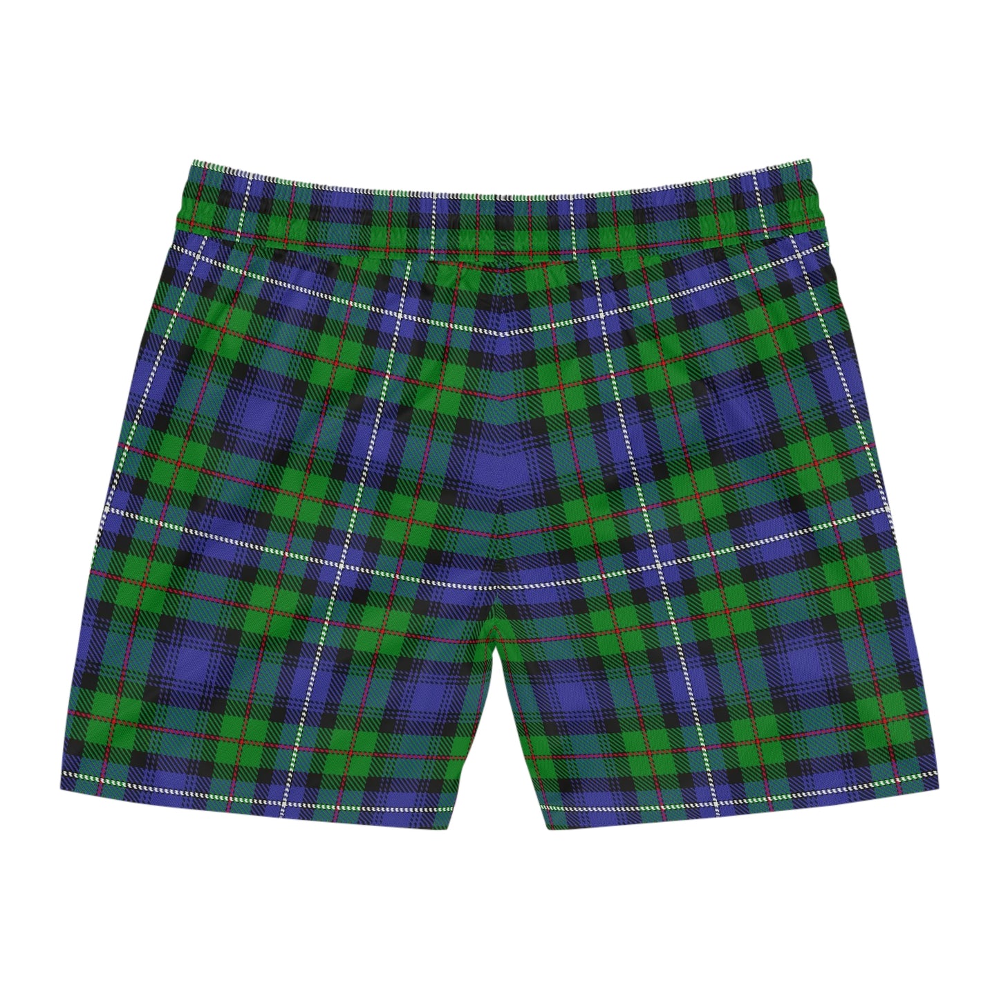 Clan Donnachaidh Hunting Tartan Men's Mid-Length Swim Shorts (AOP)