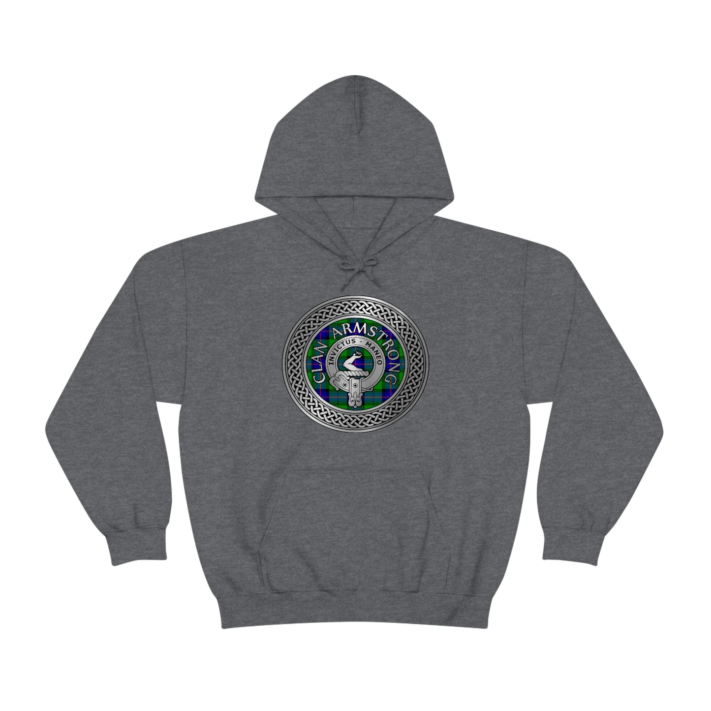 Clan Armstrong Crest & Tartan Unisex Heavy Blend™ Hooded Sweatshirt