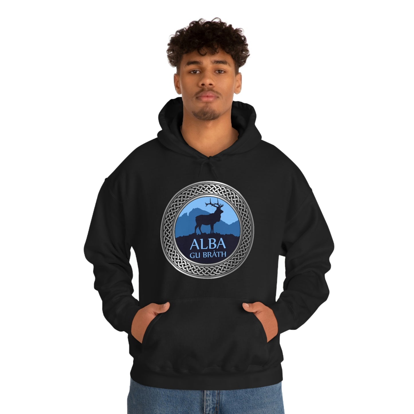 Alba Gu Brath Knot Unisex Heavy Blend™ Hooded Sweatshirt