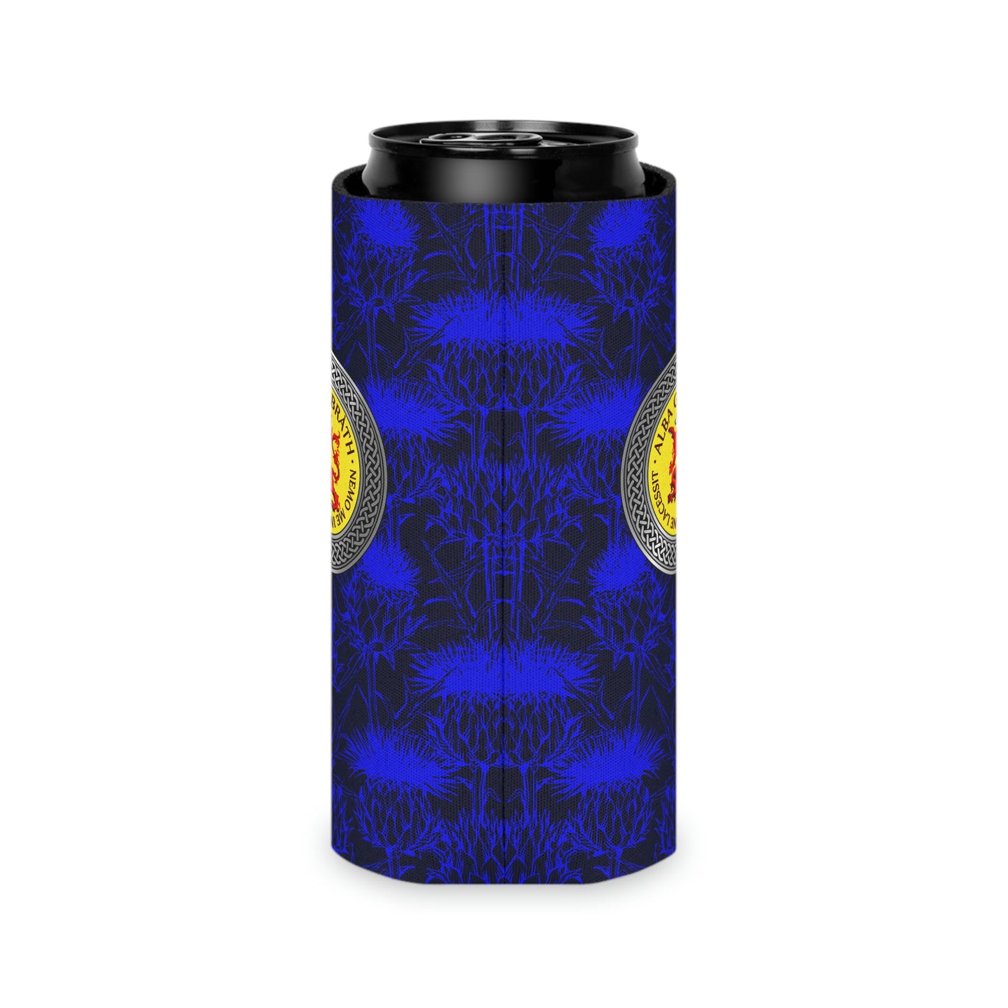 Clan MacLaren Crest & Tartan Celtic Knot Can Cooler