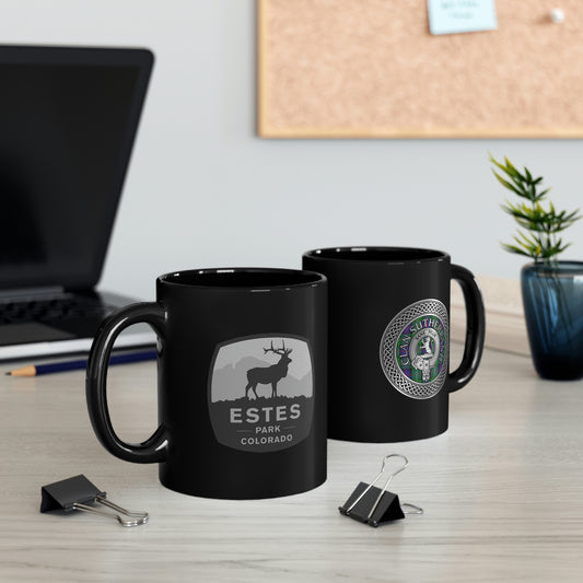 Demo - Estes Park / Clan Sutherland Crest 11oz Black Mug