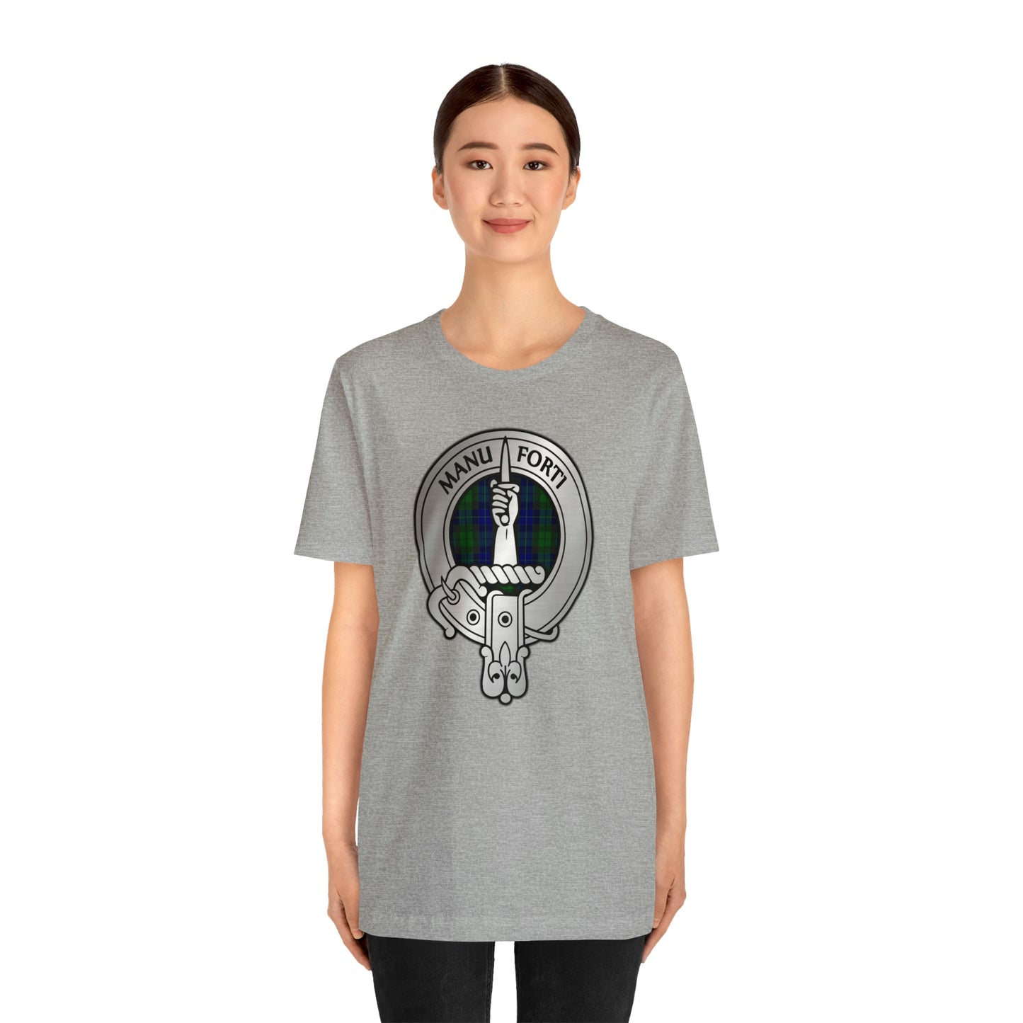 Clan McKay Crest & Tartan | Unisex T-Shirt