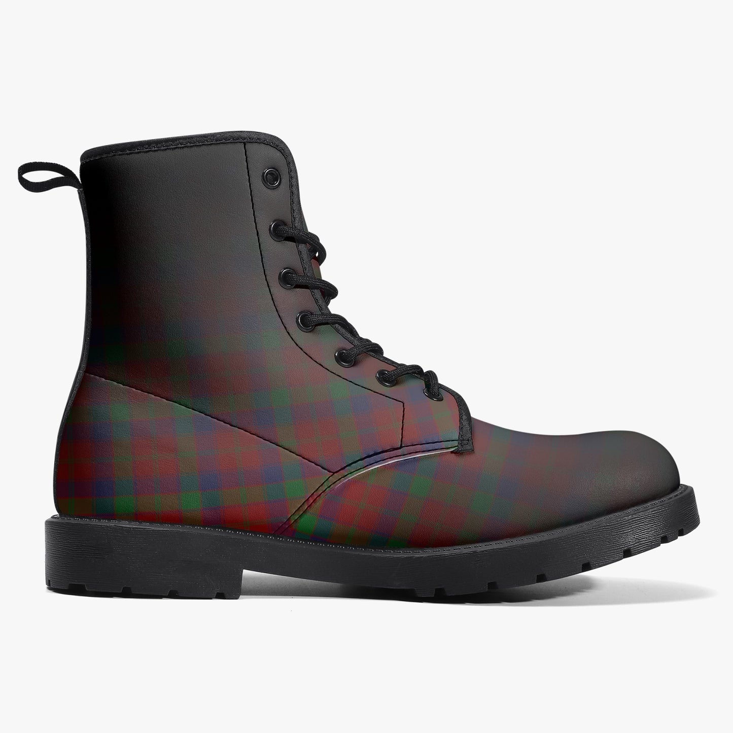 Clan Donnachaidh Crest & Tartan Leather Boots