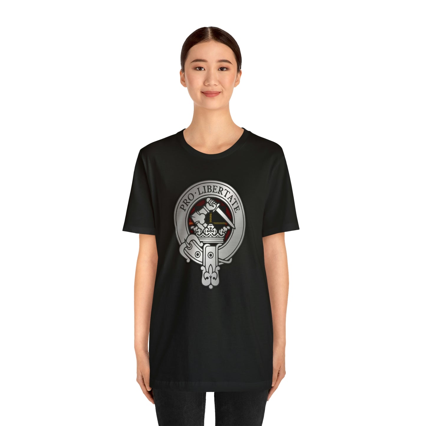 Clan Wallace Crest & Tartan | Unisex T-Shirt