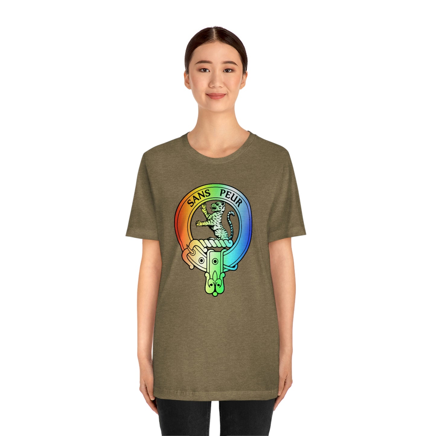 Clan Sutherland Rainbow Crest T-Shirt