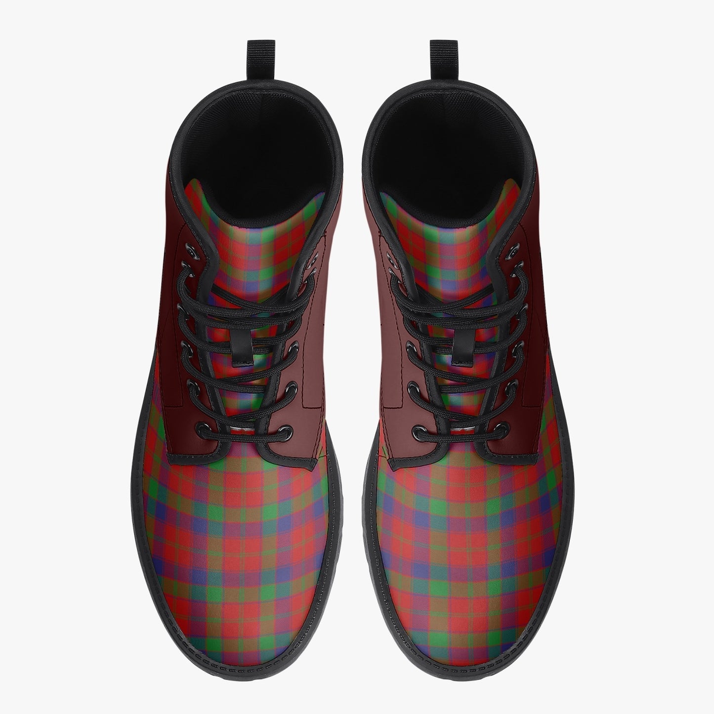 Clan Donnachaidh (Robertson) Crest & Tartan Leather Boots