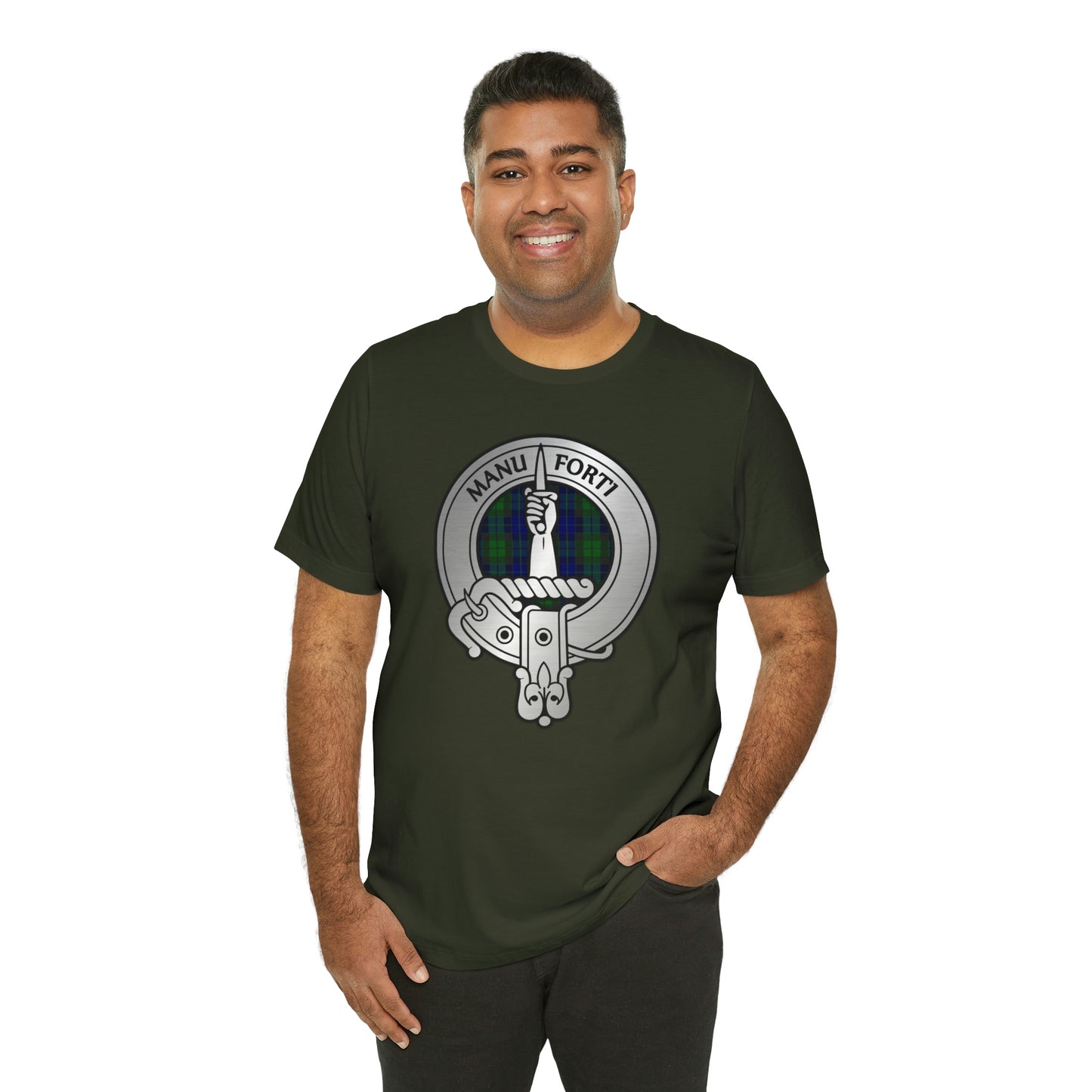 Clan McKay Crest & Tartan | Unisex T-Shirt