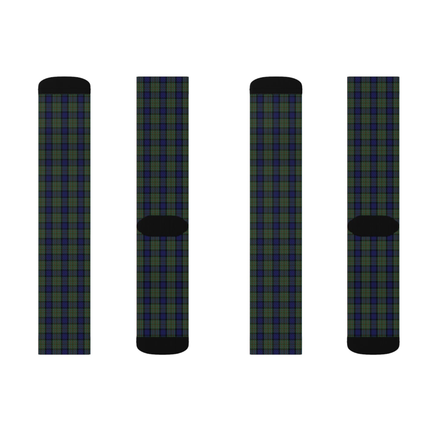 Clan MacLaren Tartan Socks (Darker)