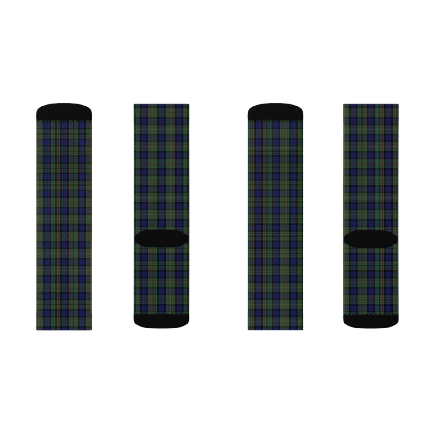 Clan MacLaren Tartan Socks (Darker)