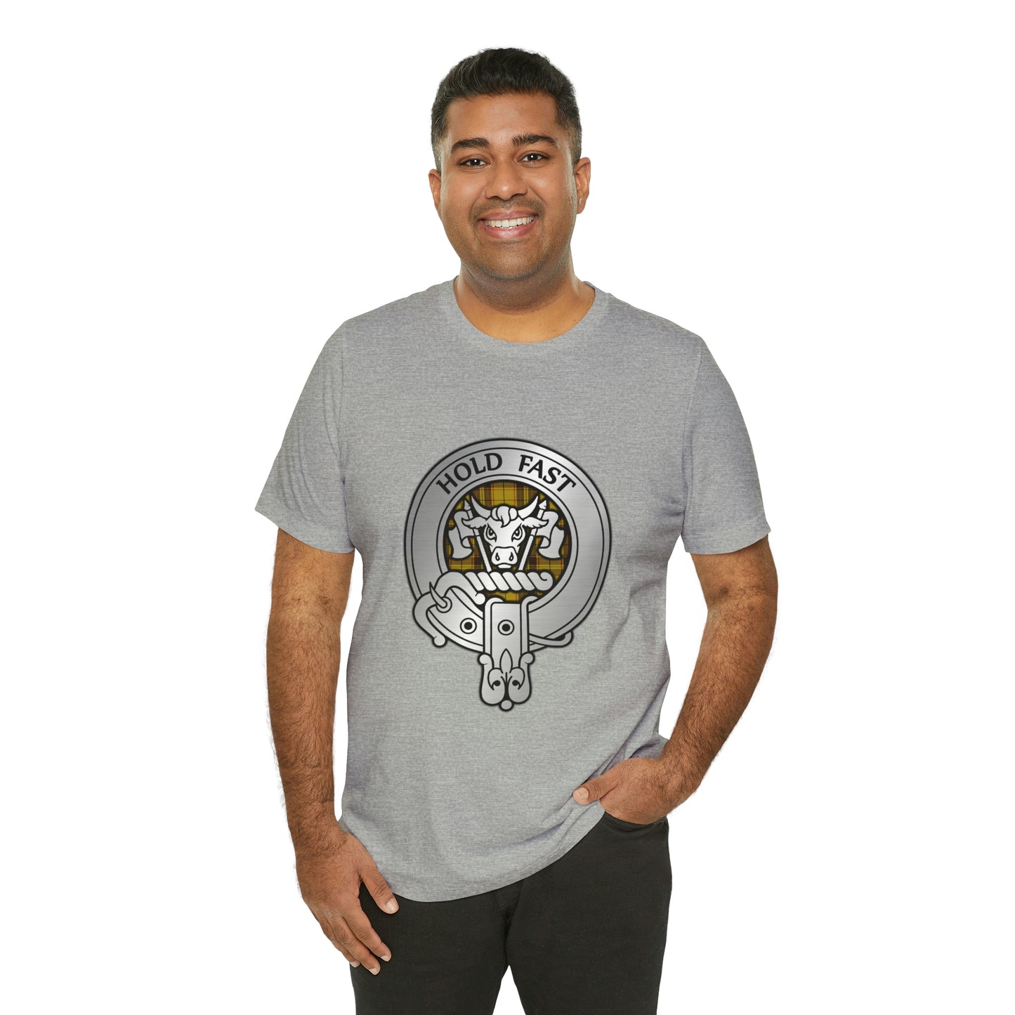 Clan MacLeod Crest & Tartan | Unisex T-Shirt