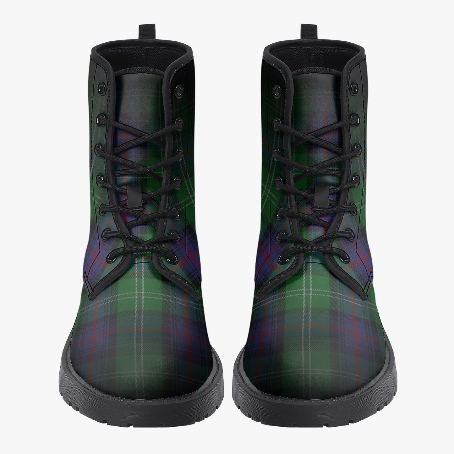 Clan Sutherland Tartan Fade Leather Boots