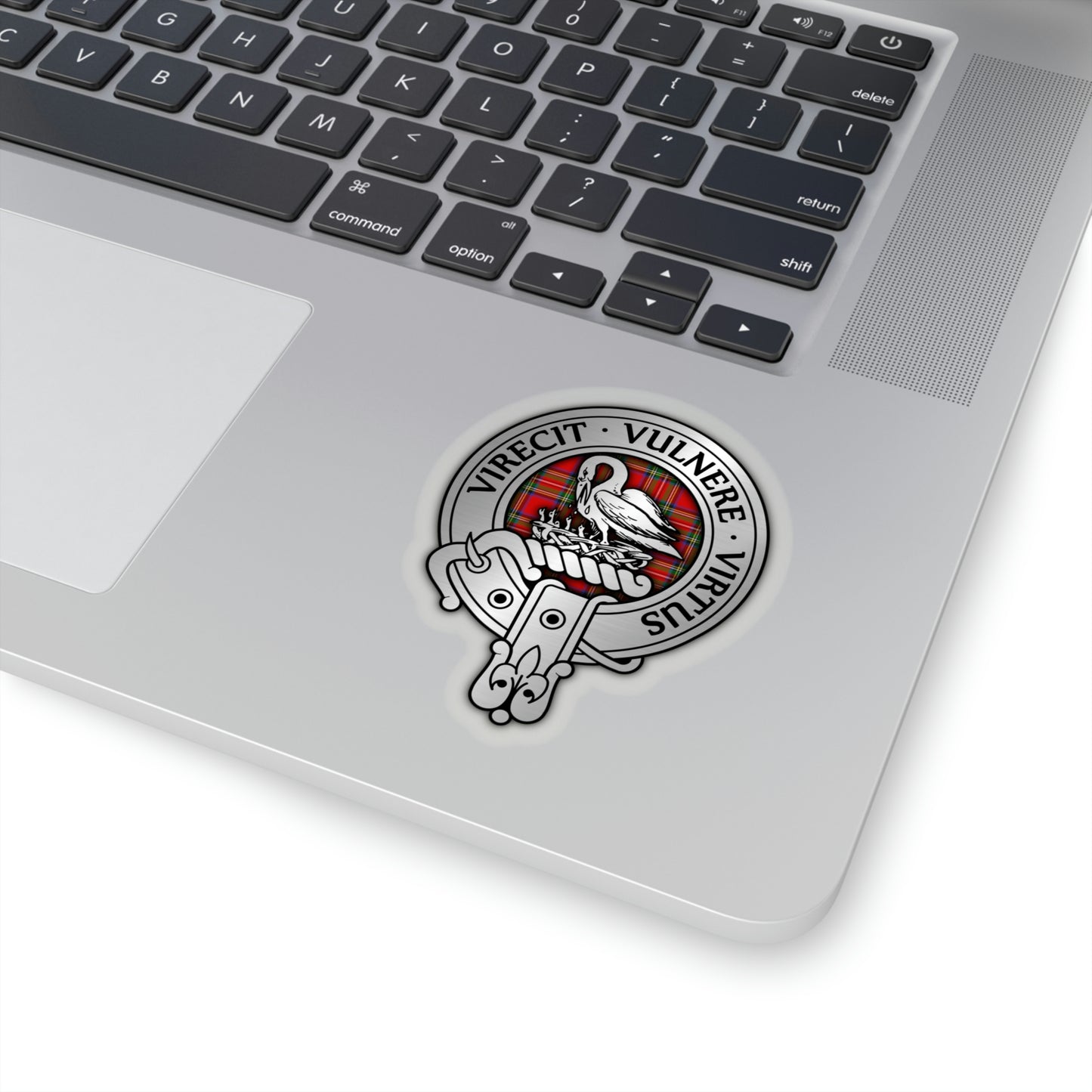 Clan Stewart Crest & Tartan Kiss-Cut Stickers