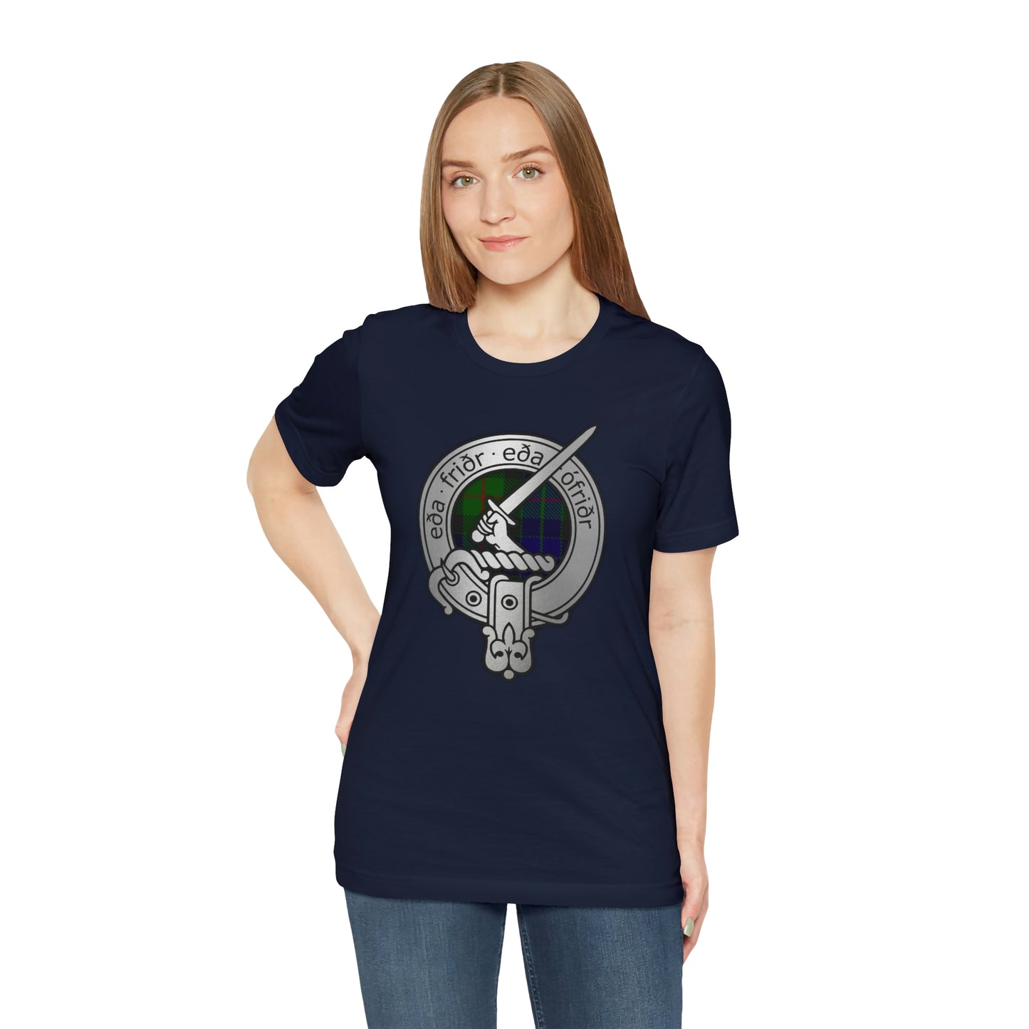 Clan Gunn Crest & Tartan | Unisex T-Shirt