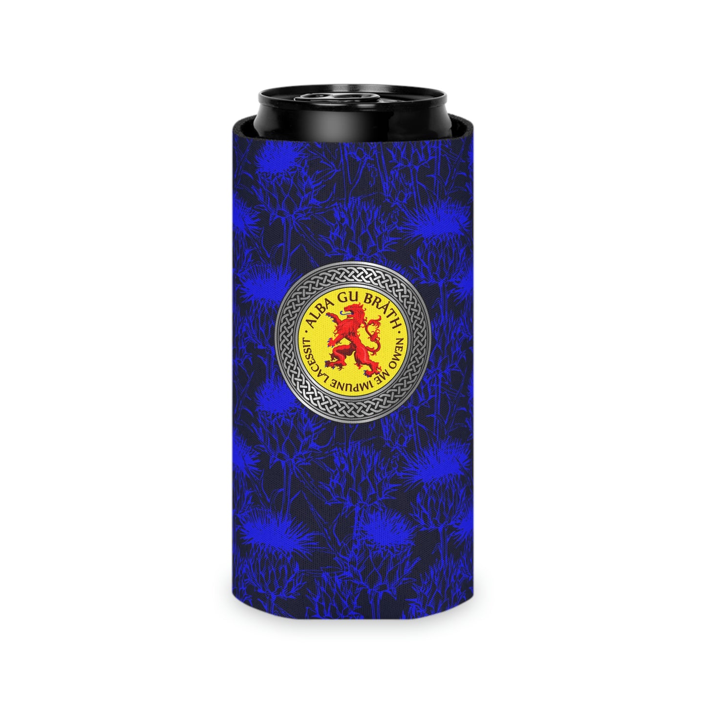 Clan MacLaren Crest & Tartan Celtic Knot Can Cooler